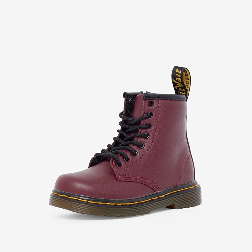 Dr. Martens Kids 1460 Softy Toddler Boot cherry red